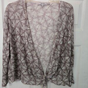 ZOZO Open front lightweight linen blend cardigan Size L‎